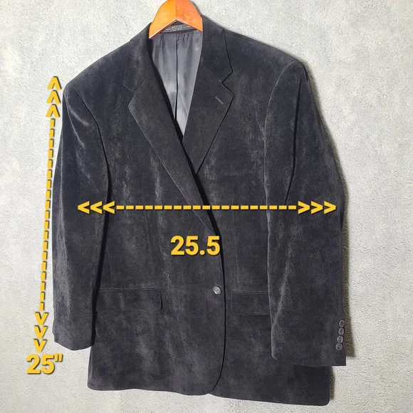 Jones New York Black Corduroy Sport Coat - Picture 9 of 9